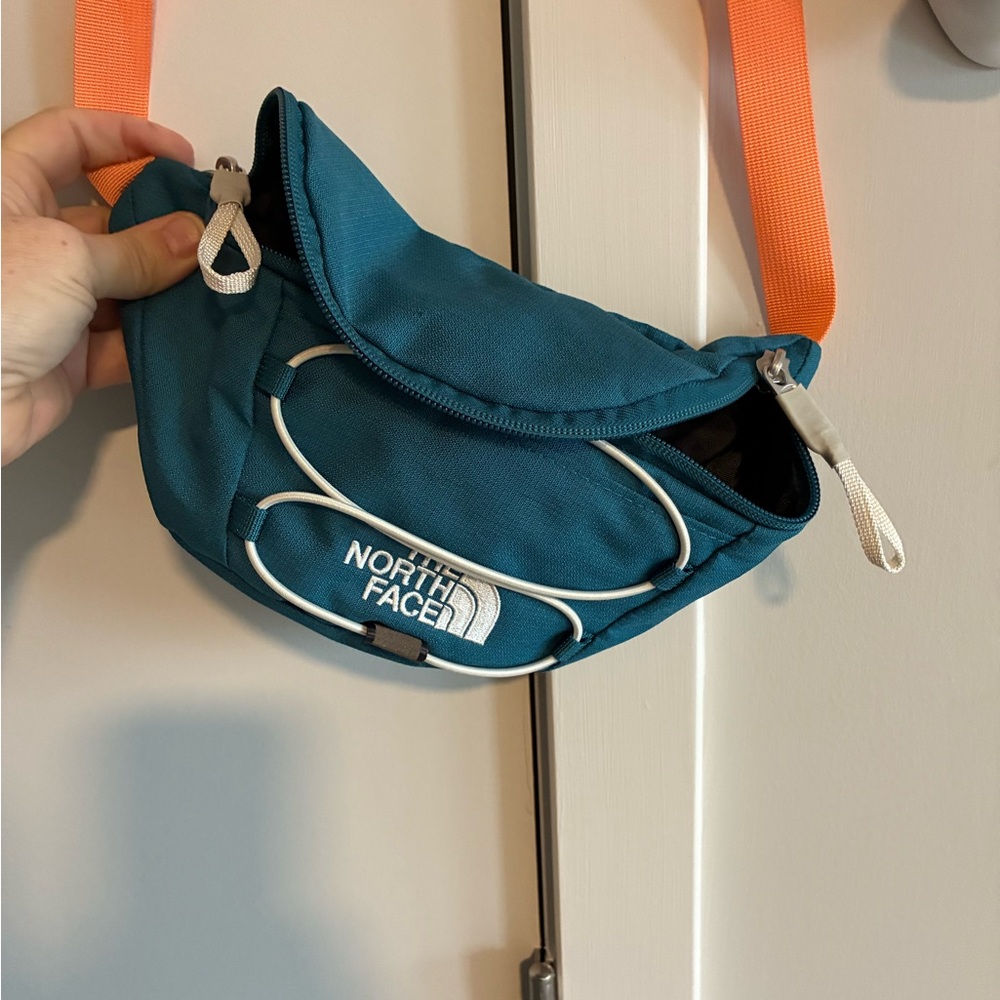 The North Face Teal and Orange Belt Bag